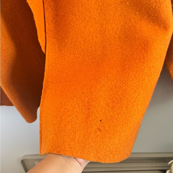 Eileen Fisher Wool Orange Jacket - Picture 8 of 9
